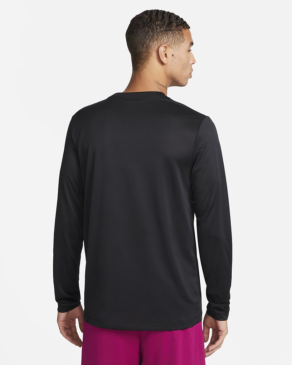 Nike Dri FIT Legend Men s Long Sleeve Fitness Top